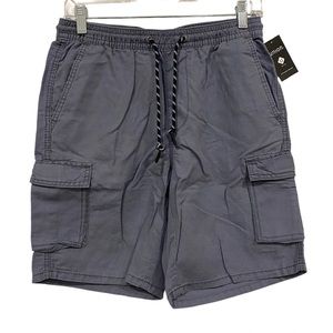 UNION Mojave Pull-on Linen Cargo Shorts in Cruiser